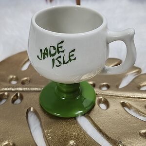 Vintage Jade Isle Souvenir Coffee Mug Mid Century Modern